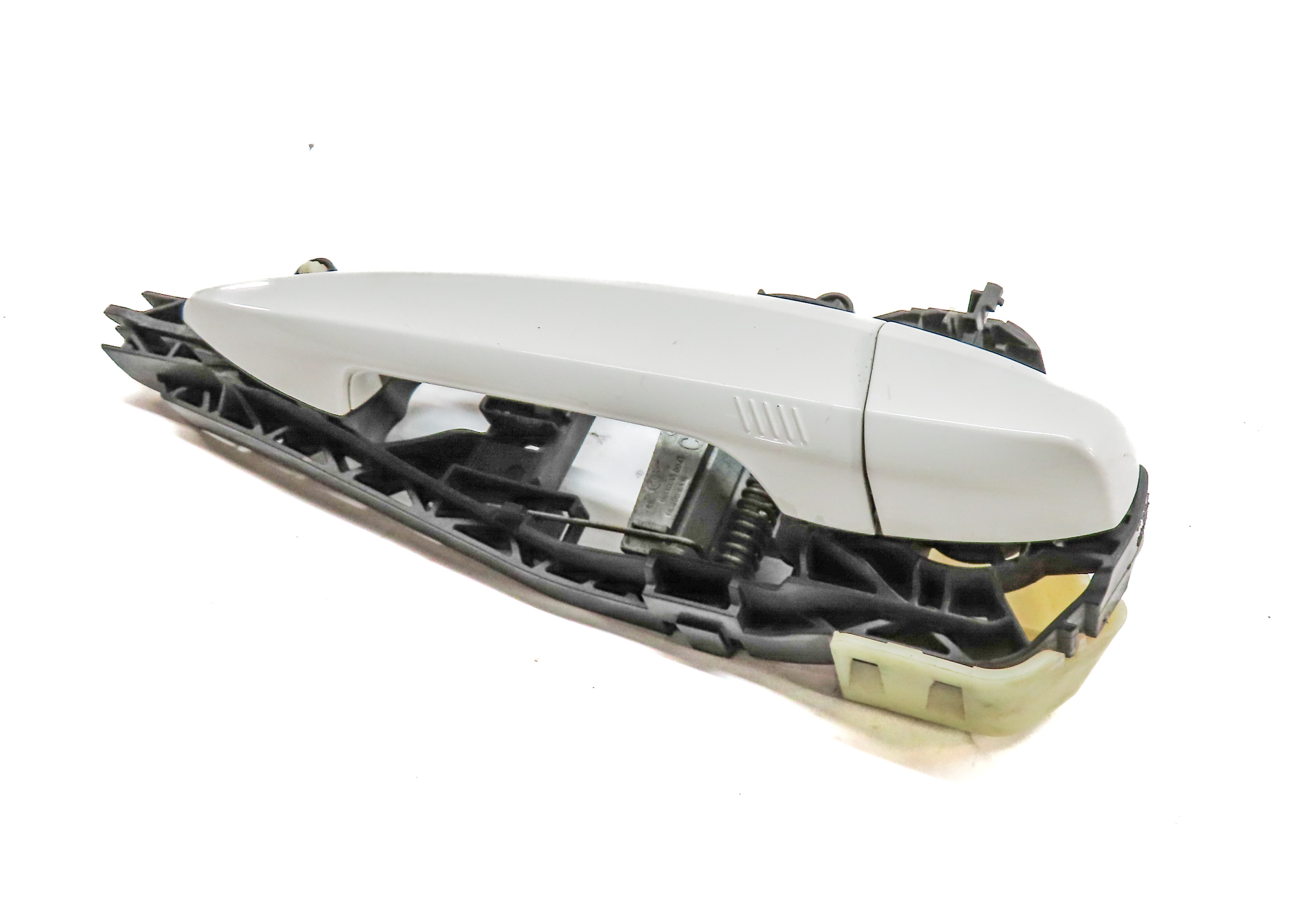 14-21 BMW X1 X2 X5 X6 (F15 F16 F39 F48) REAR RIGHT COMFORT DOOR HANDLE (White) — exact item pictured